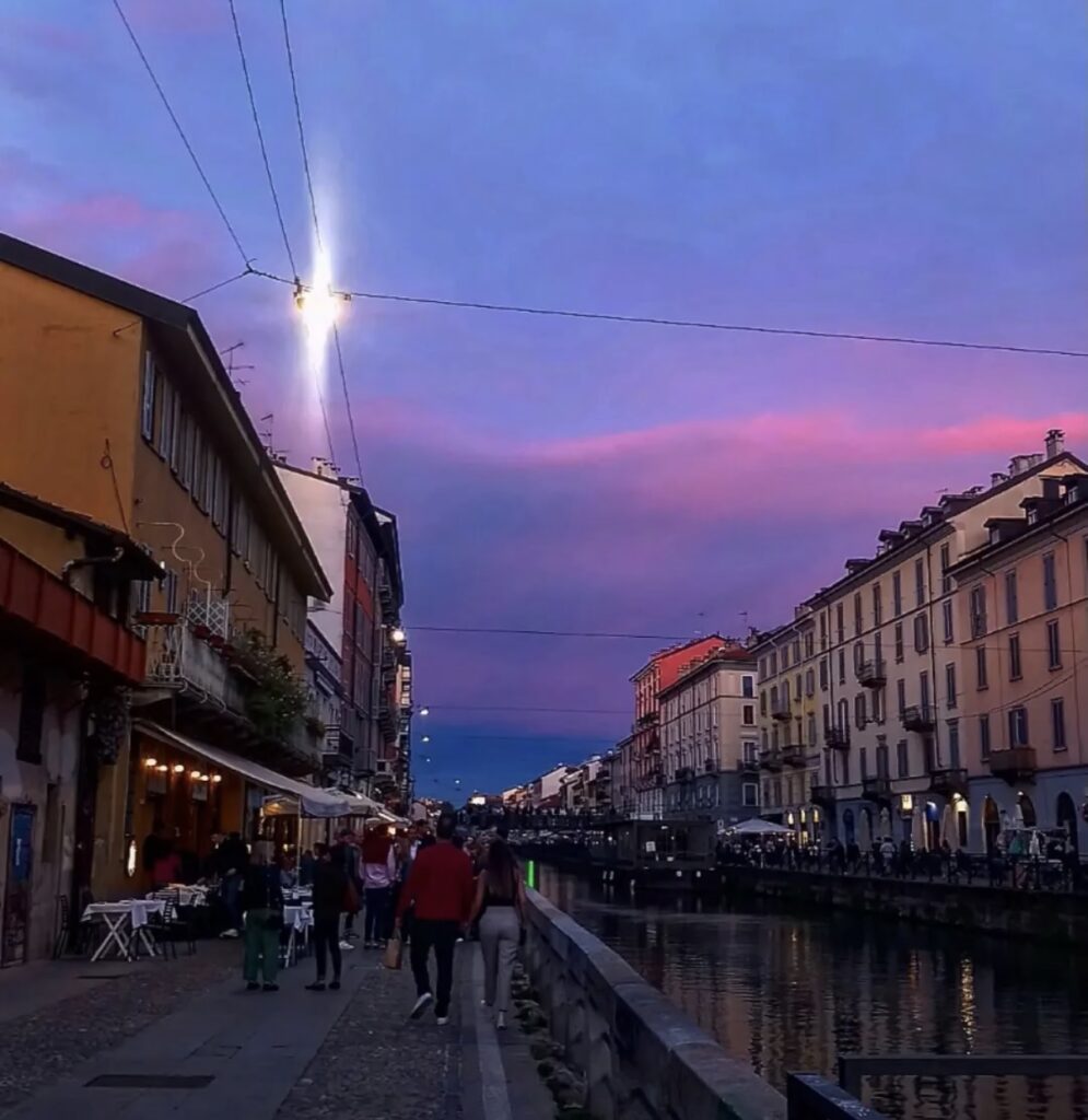 tramonto rosa milano