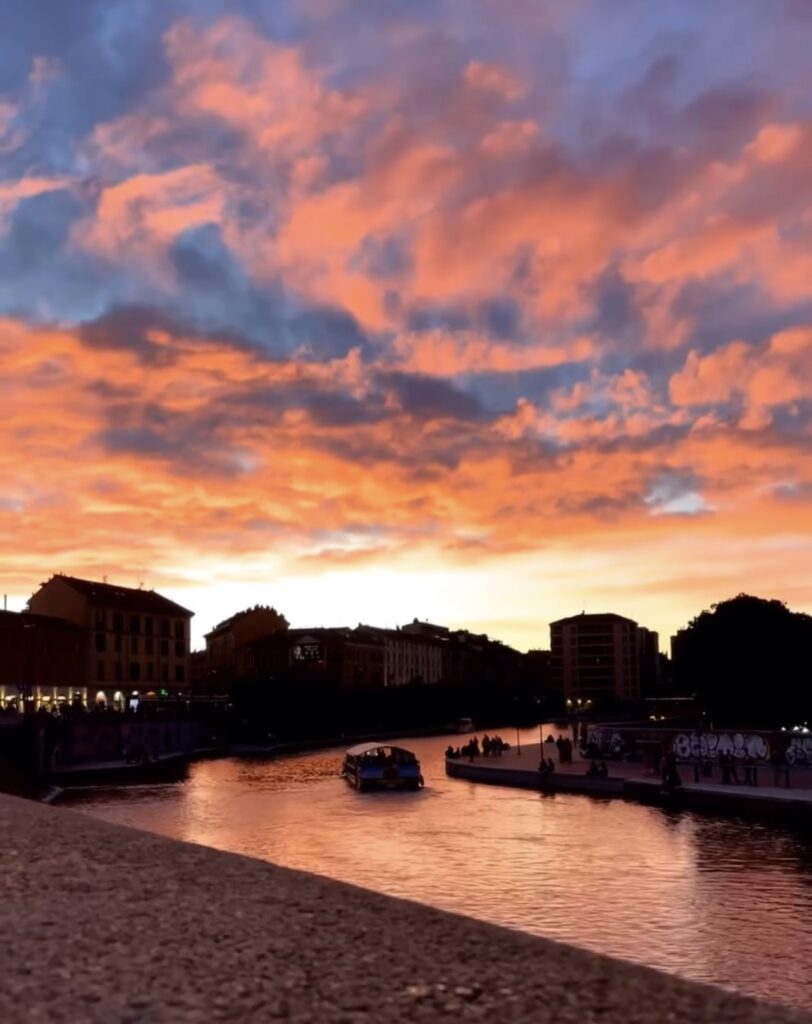 tramonto rosa milano