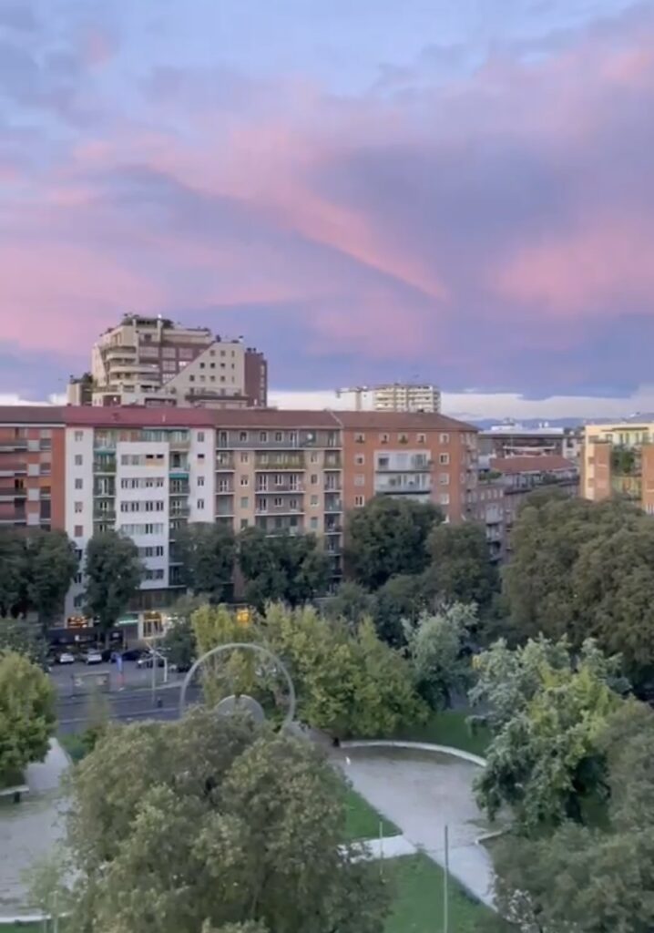 tramonto rosa milano