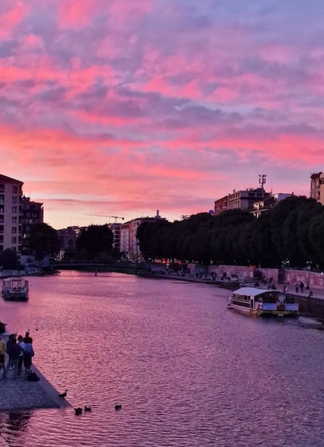 tramonto rosa milano