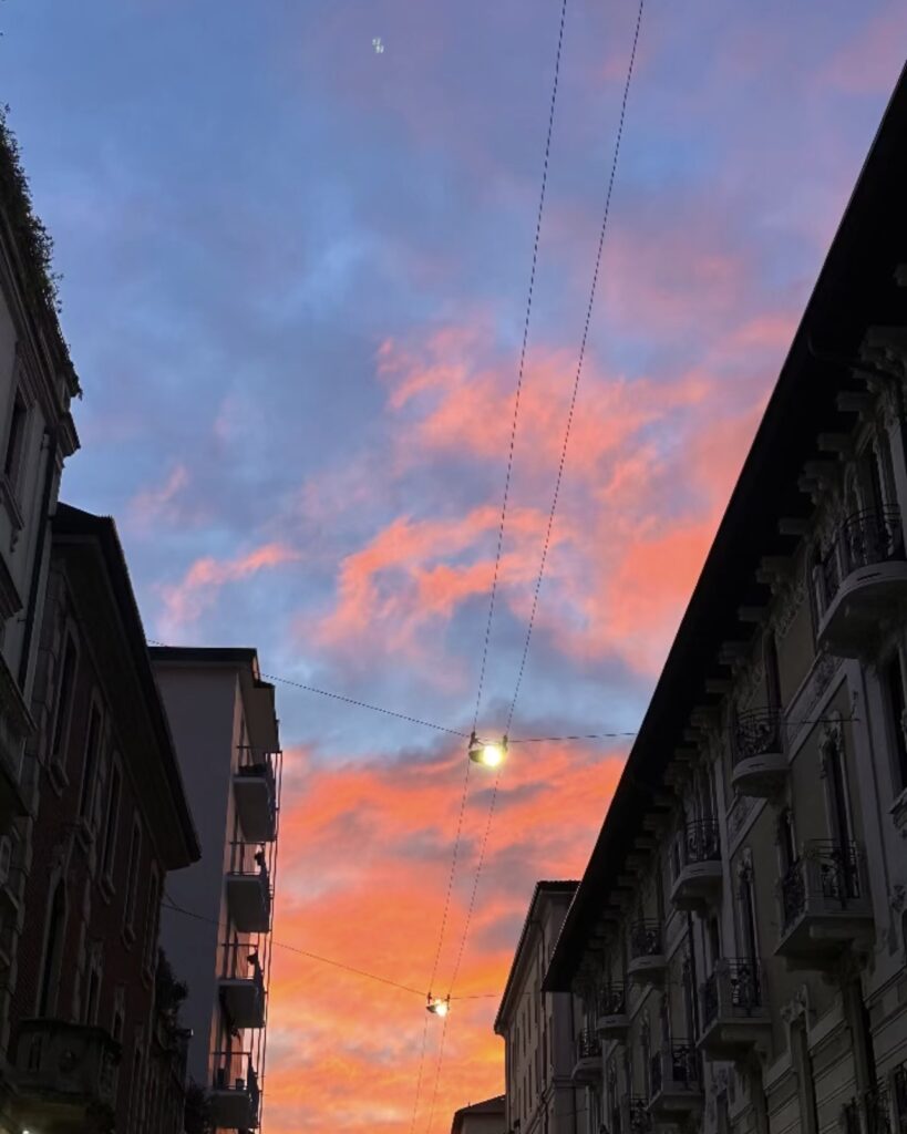 tramonto rosa milano