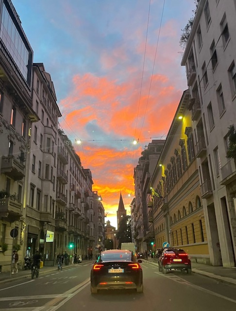 tramonto rosa milano