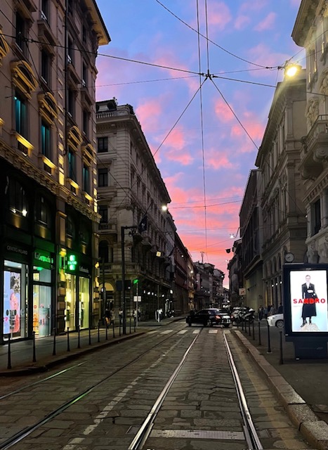 tramonto rosa milano