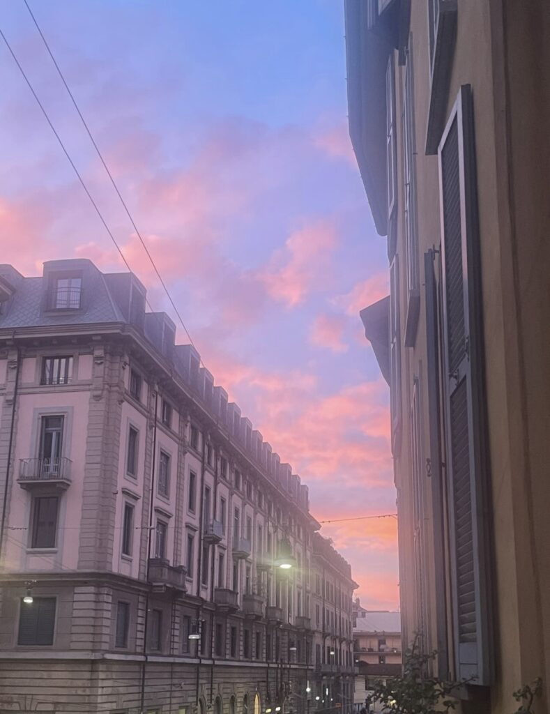 tramonto rosa milano