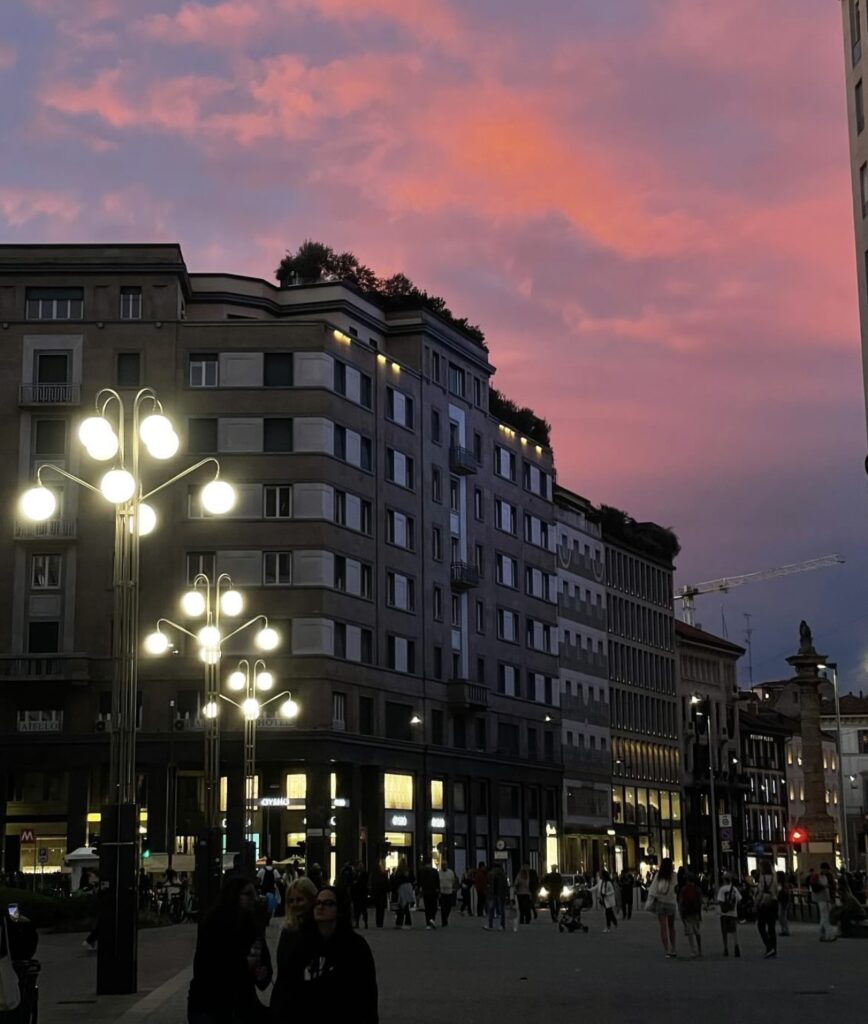 tramonto rosa milano