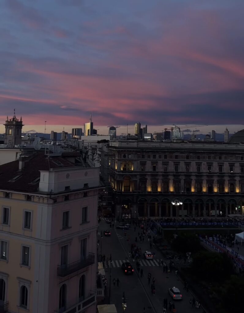 tramonto rosa milano