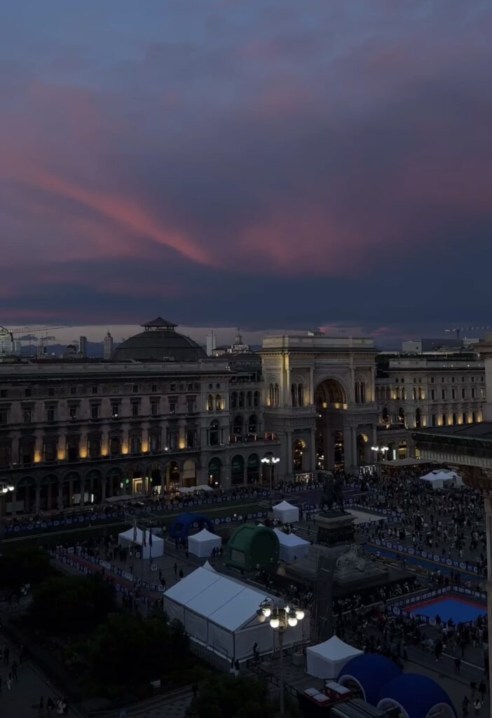 tramonto rosa milano