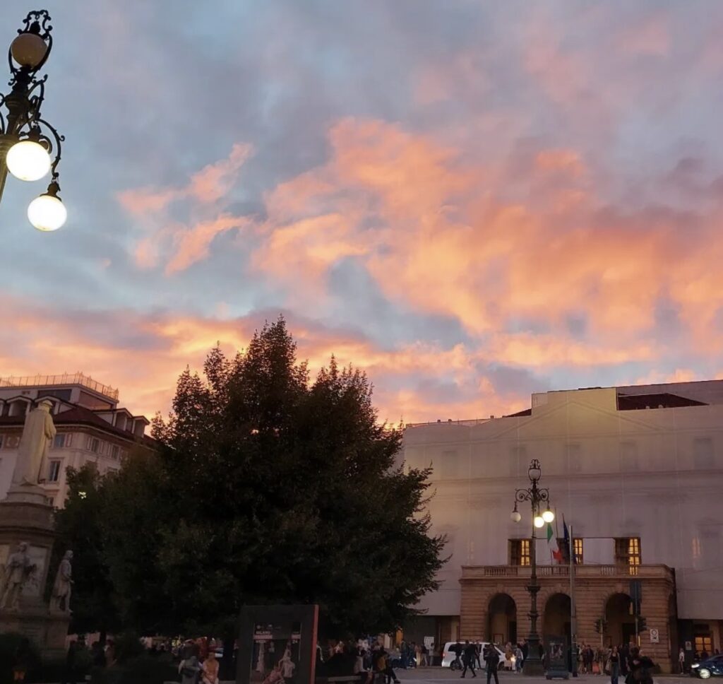 tramonto rosa milano