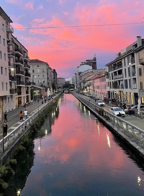 tramonto rosa milano