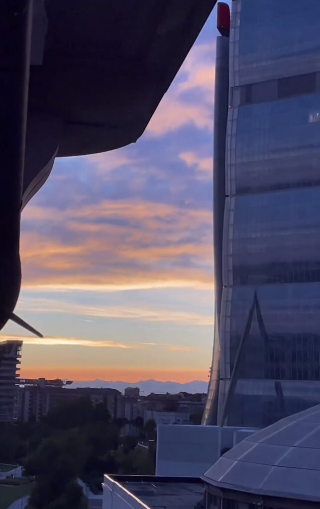 tramonto rosa milano