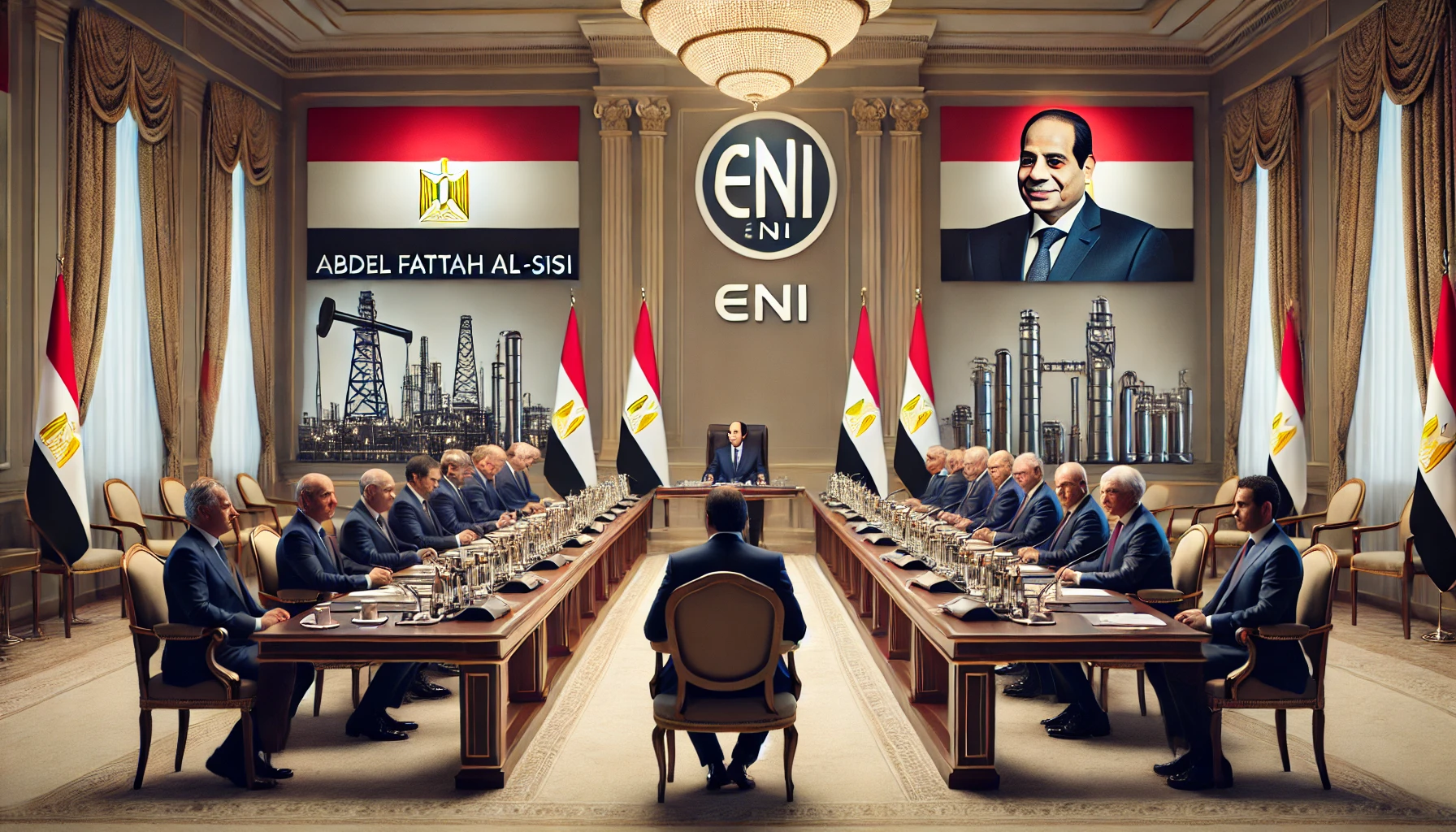 Eni, incontro con il presidente egiziano Abdel Fattah al-Sisi: i temi della discussione