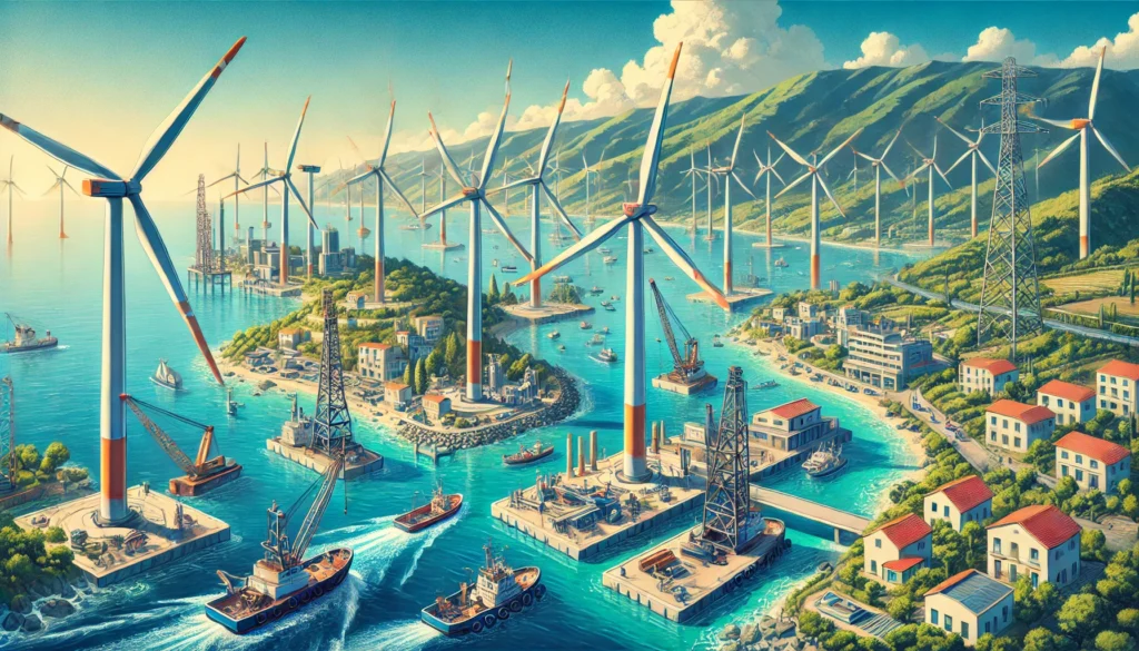 Eolico offshore Sud Italia