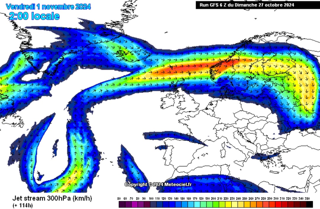 Jet stream e anticiclone