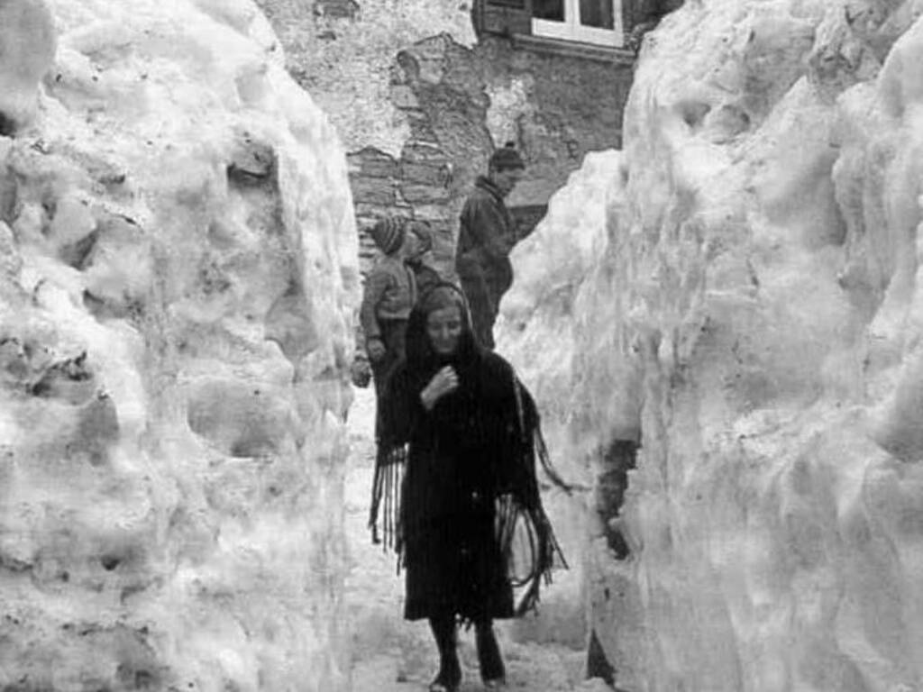 Neve a L'Aquila 1956