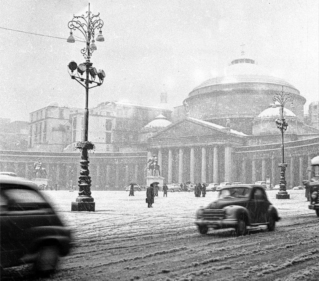 Neve Napoli nel 1956