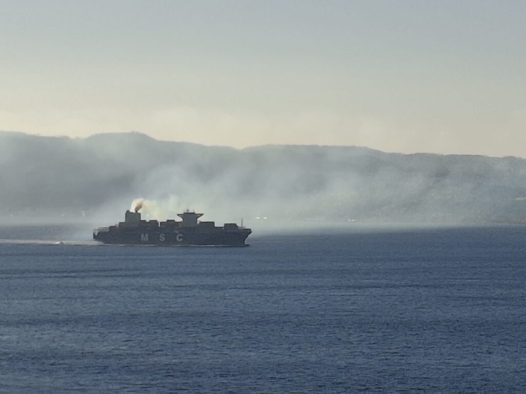 inquinamento nave stretto