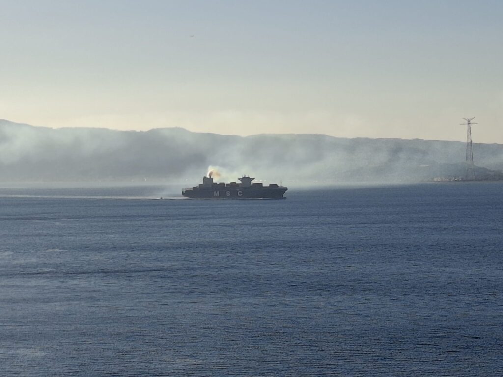 inquinamento nave stretto
