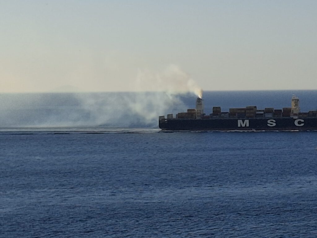 inquinamento nave stretto
