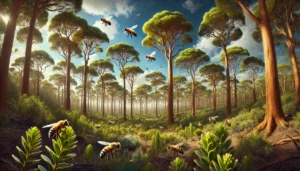 alberi Marri e api
