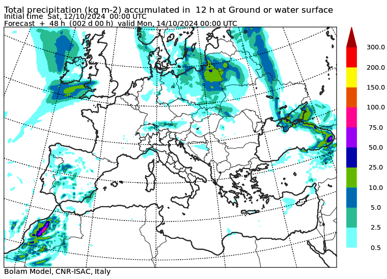 allerta meteo domenica 13 ottobre