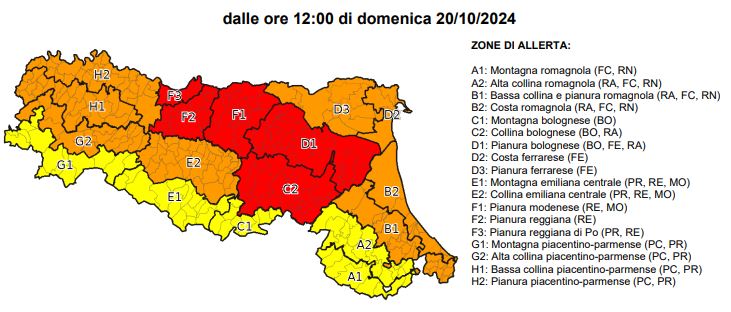 allerta meteo emilia romagna