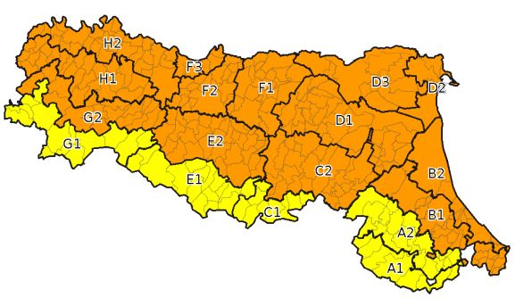 allerta meteo emilia romagna 19 ottobre