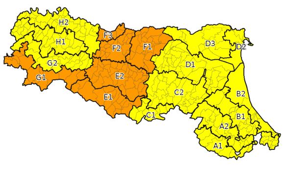 allerta meteo emilia romagna 8 ottobre
