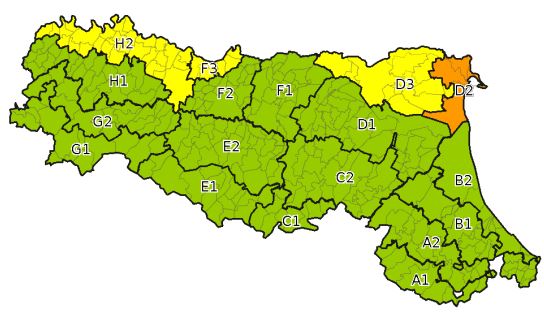 allerta meteo emilia romagna domani