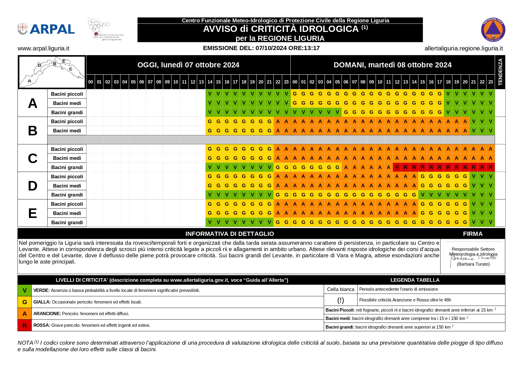 allerta meteo liguria