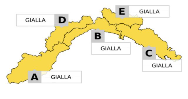 allerta meteo liguria oggi