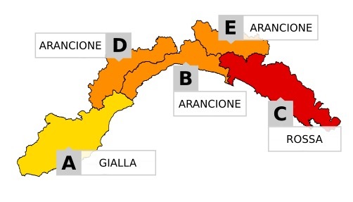 allerta meteo liguria