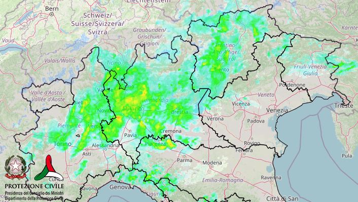 allerta meteo maltempo oggi