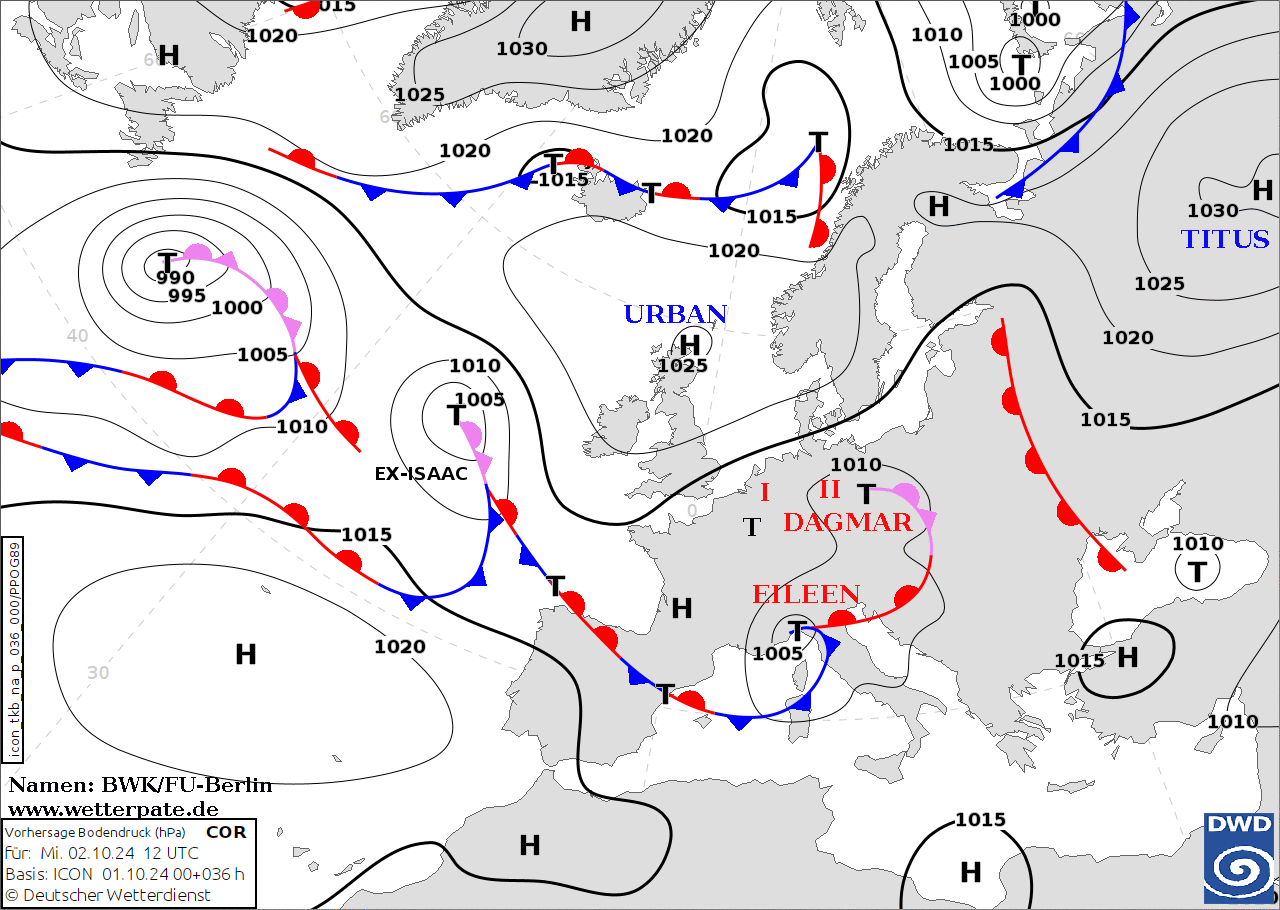 allerta meteo mercoledì 2 ottobre 2024