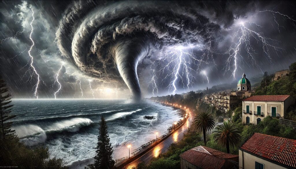 allerta meteo sicilia calabria tornado