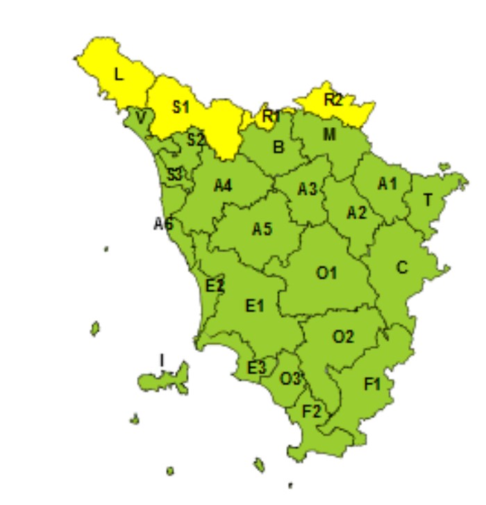 allerta meteo toscana 2 ottobre