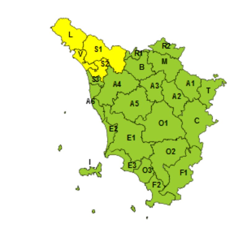 allerta meteo toscana 7 ottobre