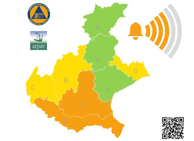 allerta meteo veneto 11-12 ottobre