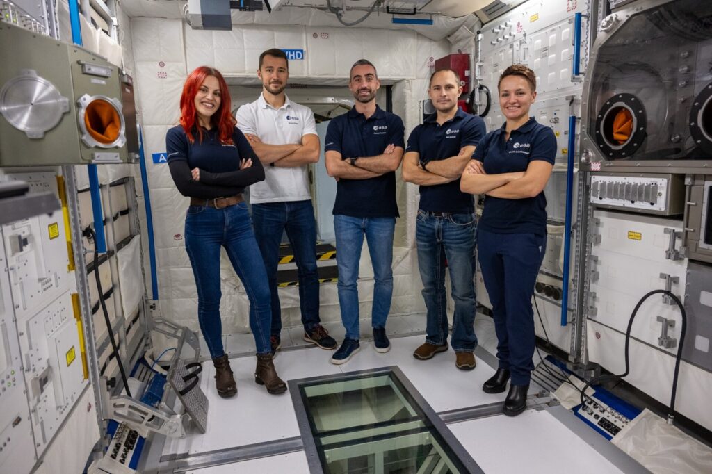 astronauti riserva esa addestramento