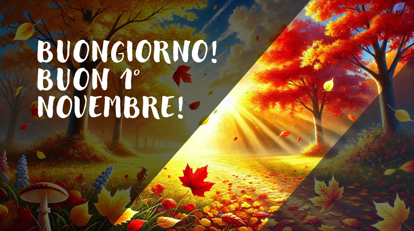 Buongiorno, Buon Novembre 2024! IMMAGINI e FRASI originali