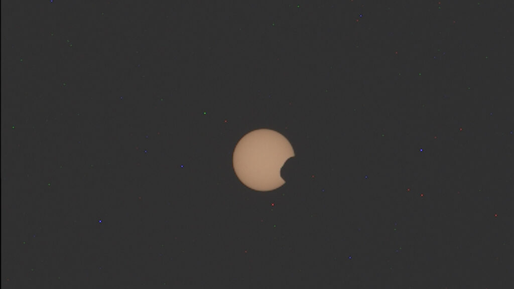 eclissi marte perseverance