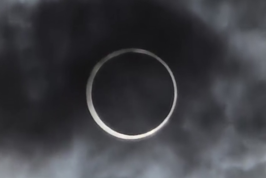 eclissi solare anulare anello fuoco argentina