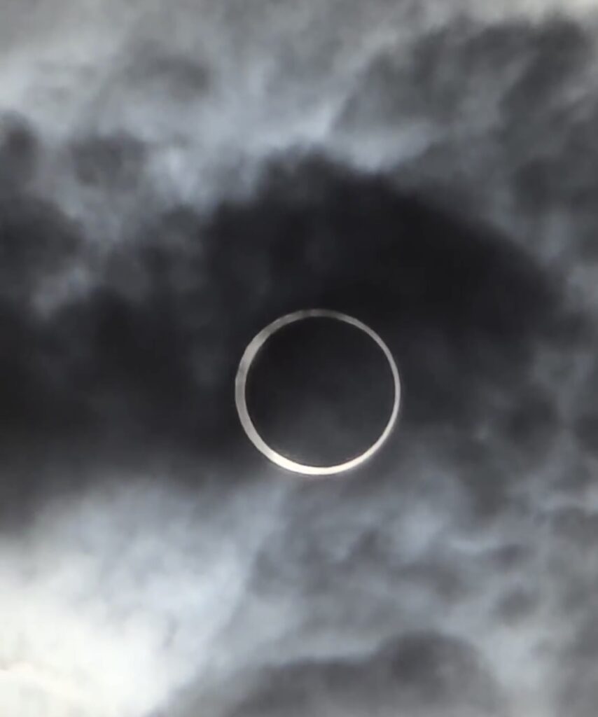 eclissi solare anulare anello fuoco argentina