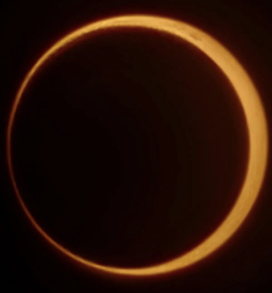 eclissi solare anulare anello fuoco argentina