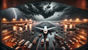 maltempo aeroporto