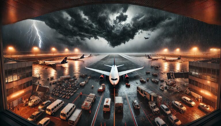 maltempo aeroporto