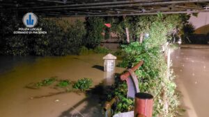 maltempo allagamenti piacenza piena po