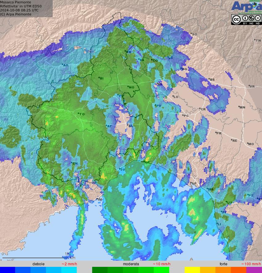 maltempo piemonte liguria oggi