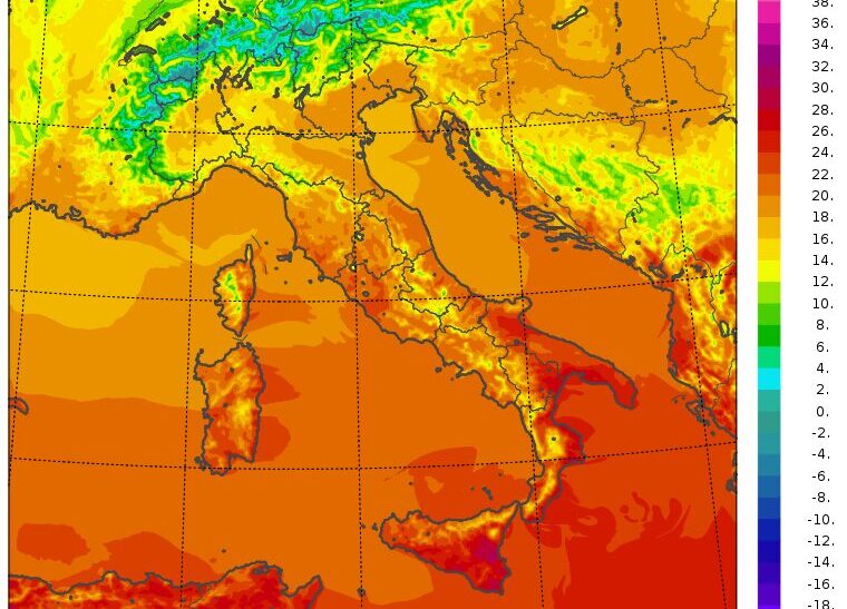 temperature massime 11 ottobre