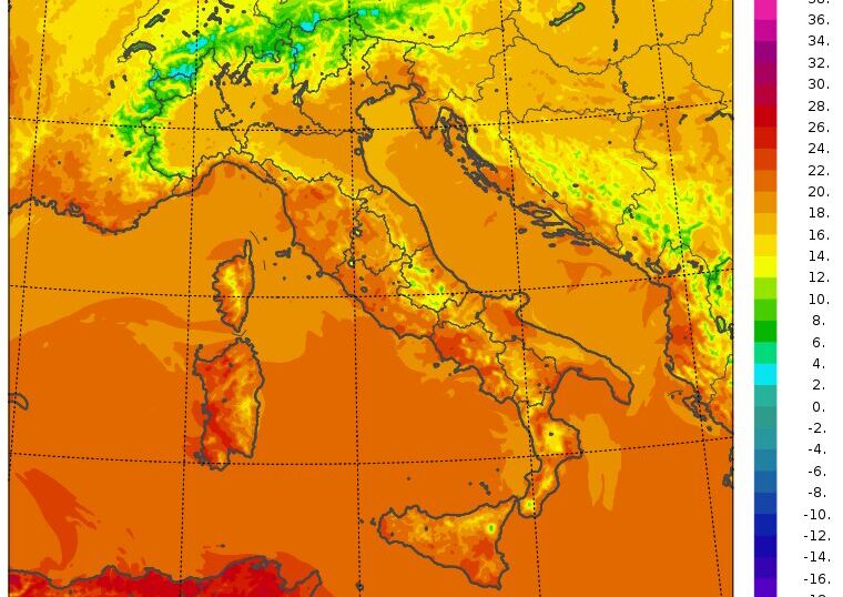 temperature massime 31 ottobre
