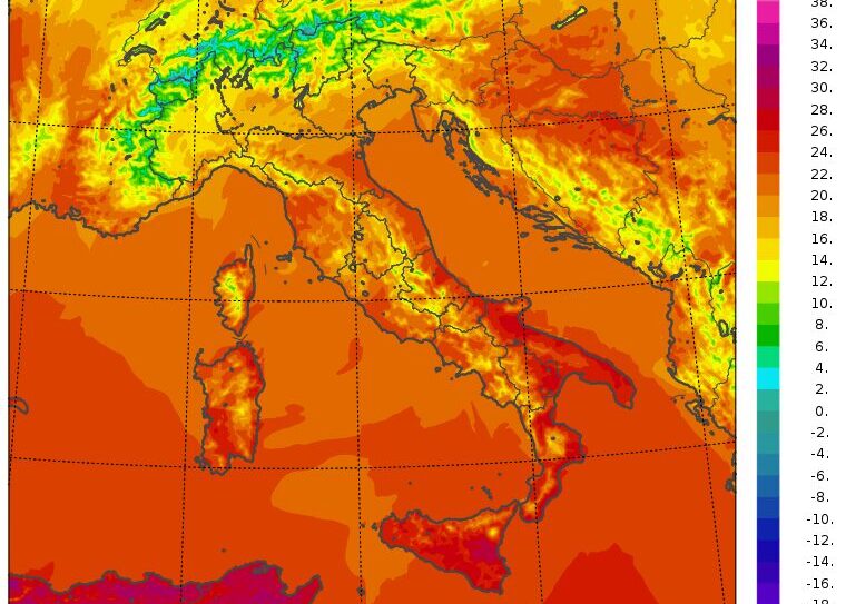 temperature massime 9 ottobre